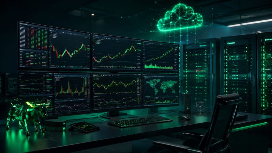 استضافة VPS لمنصة MT5 مع خادم سحابي وشاشات متابعة التداول