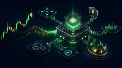 Secure crypto trading API architecture with market data, risk controls and automated order execution
